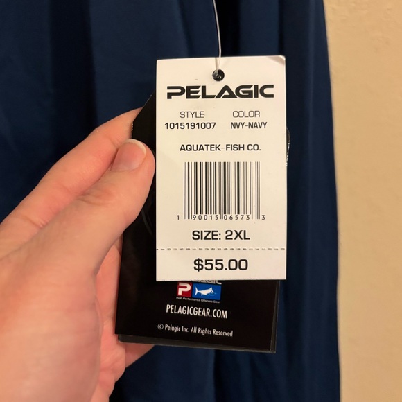 NWT Pelagic Aquatek Fish Co. Long Sleeve Shirt sz XXL - Picture 5 of 6